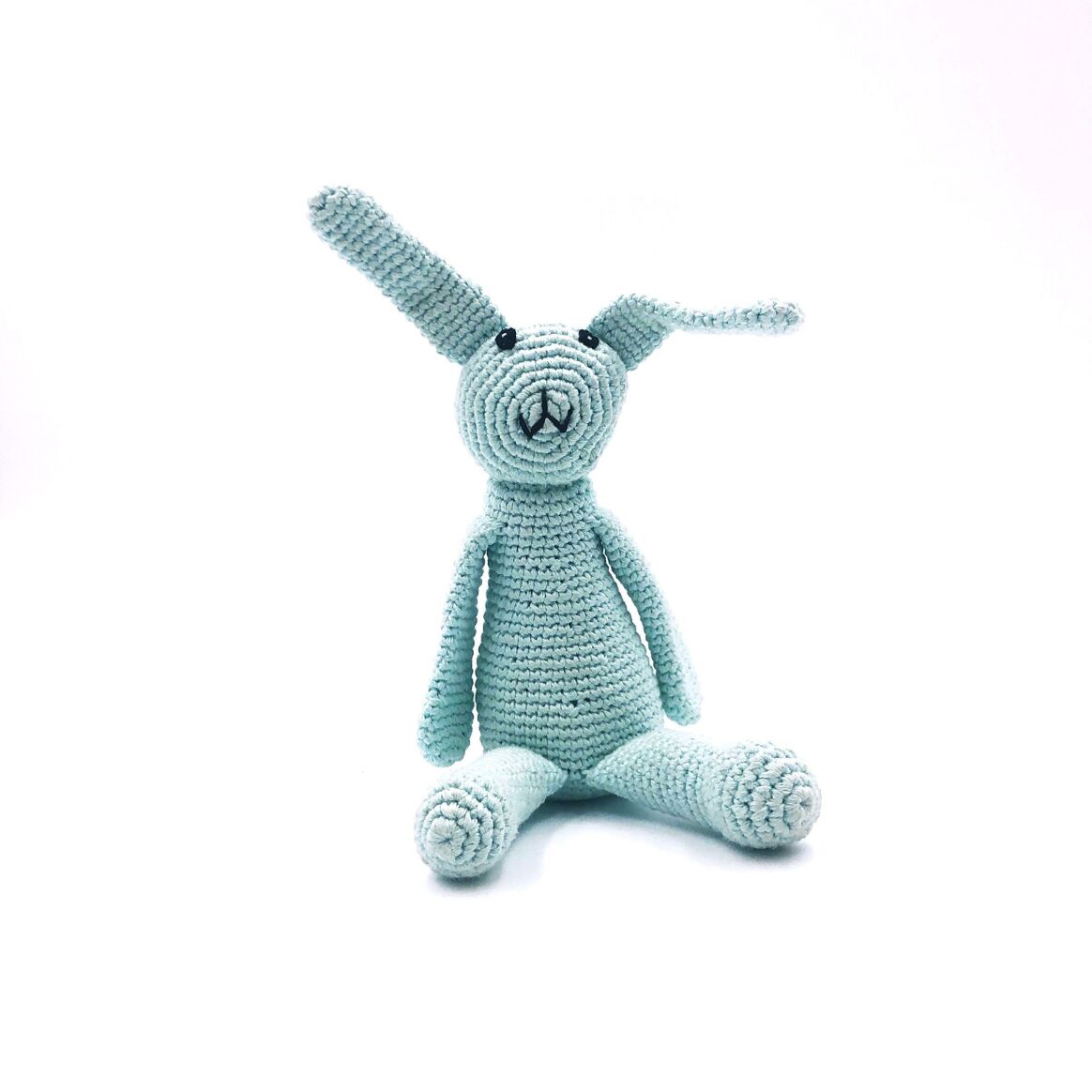 My First Bunny Rattle - Turquoise