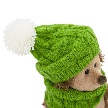 Prickle The Hedgehog With Green Hat and scarf